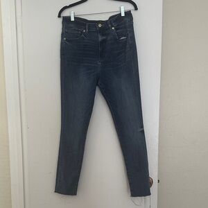Express Dark Indigo High-Rise Skinny Jeans